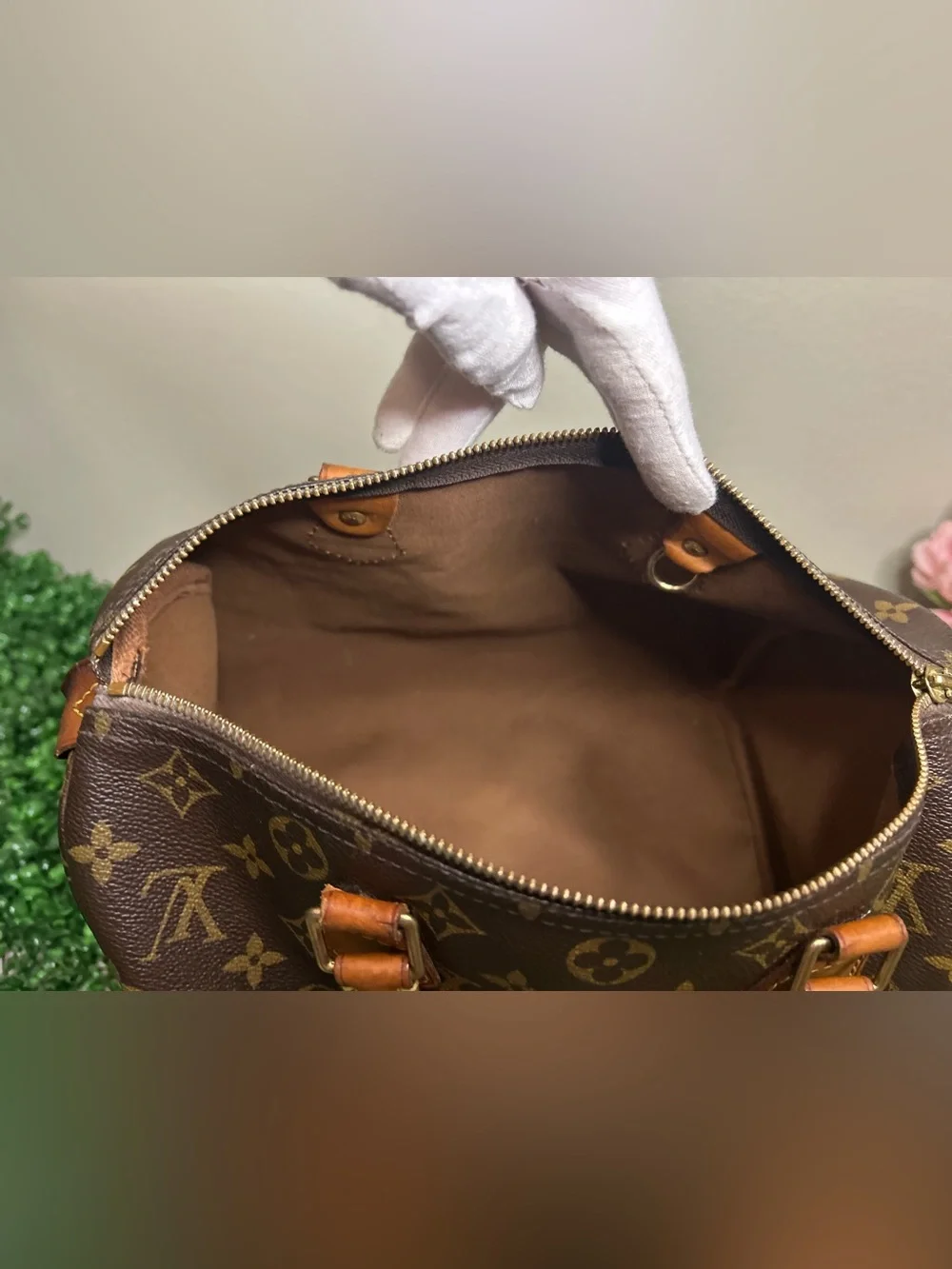 Louis Vuitton Speedy 30 Monogram Handbag | Entrupy COA Included